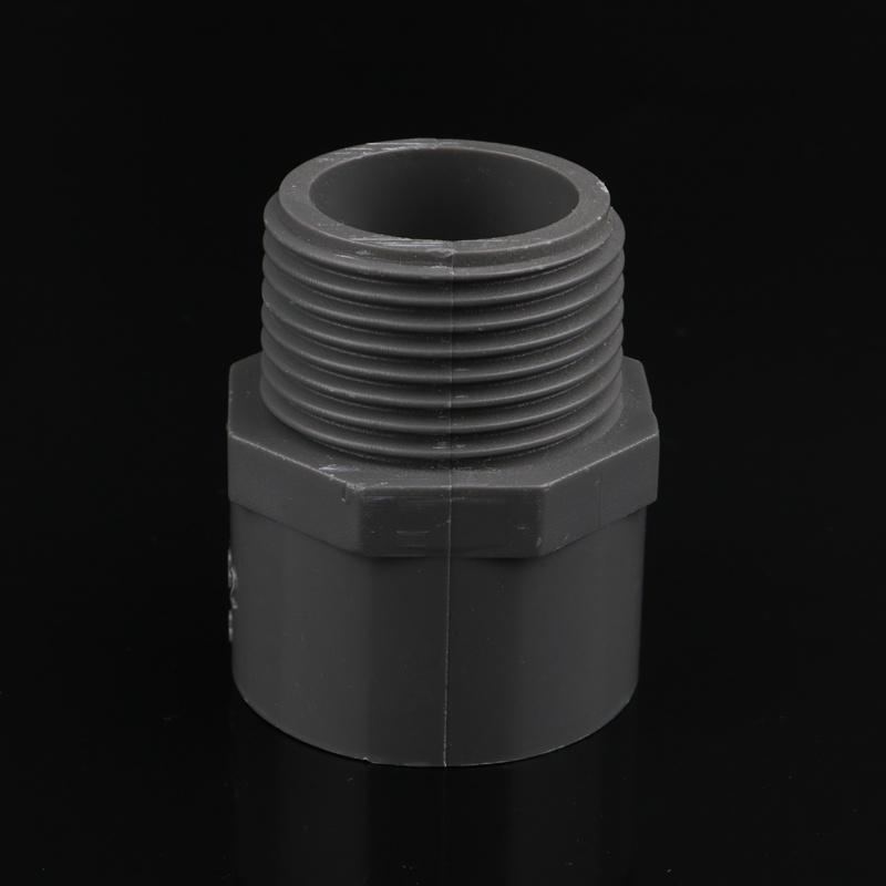 2 шт. ПВХ 1/2" 3/4" 1" 1,5" резьбовой соединитель 20/25/32/40/50 мм ПВХ адаптер для водопроводной трубы фитинги для садовой ирригационной трубы