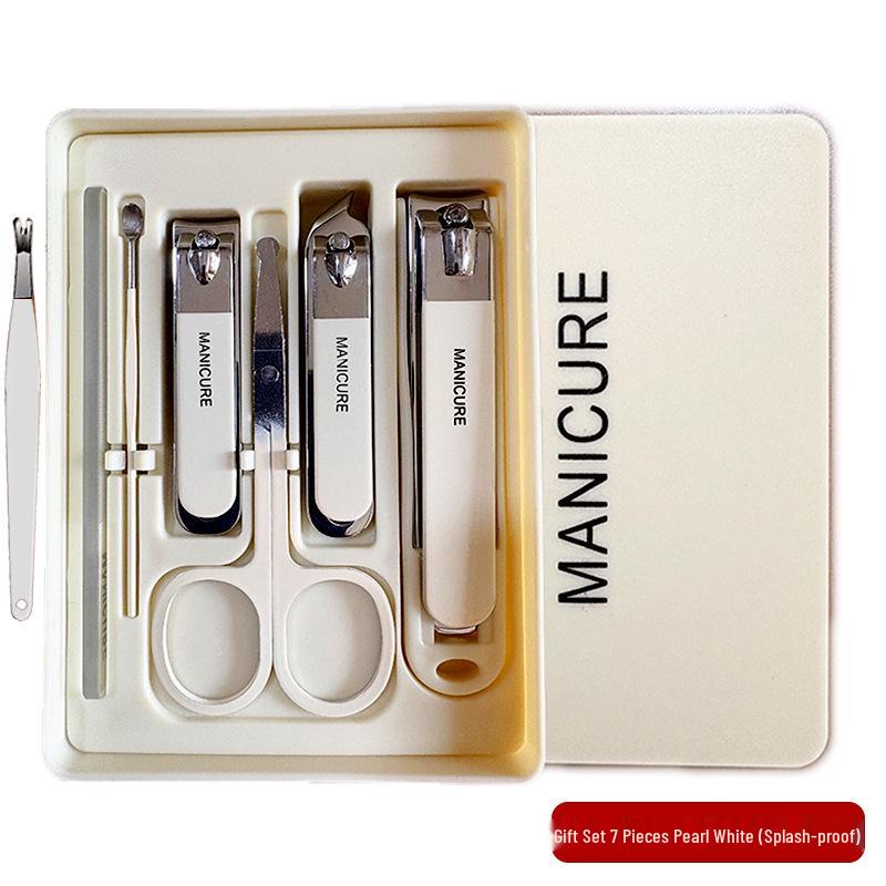 Премиальный набор кусачек для ногтей, устойчивый к смазыванию и брызгам, для мужчин и женщин