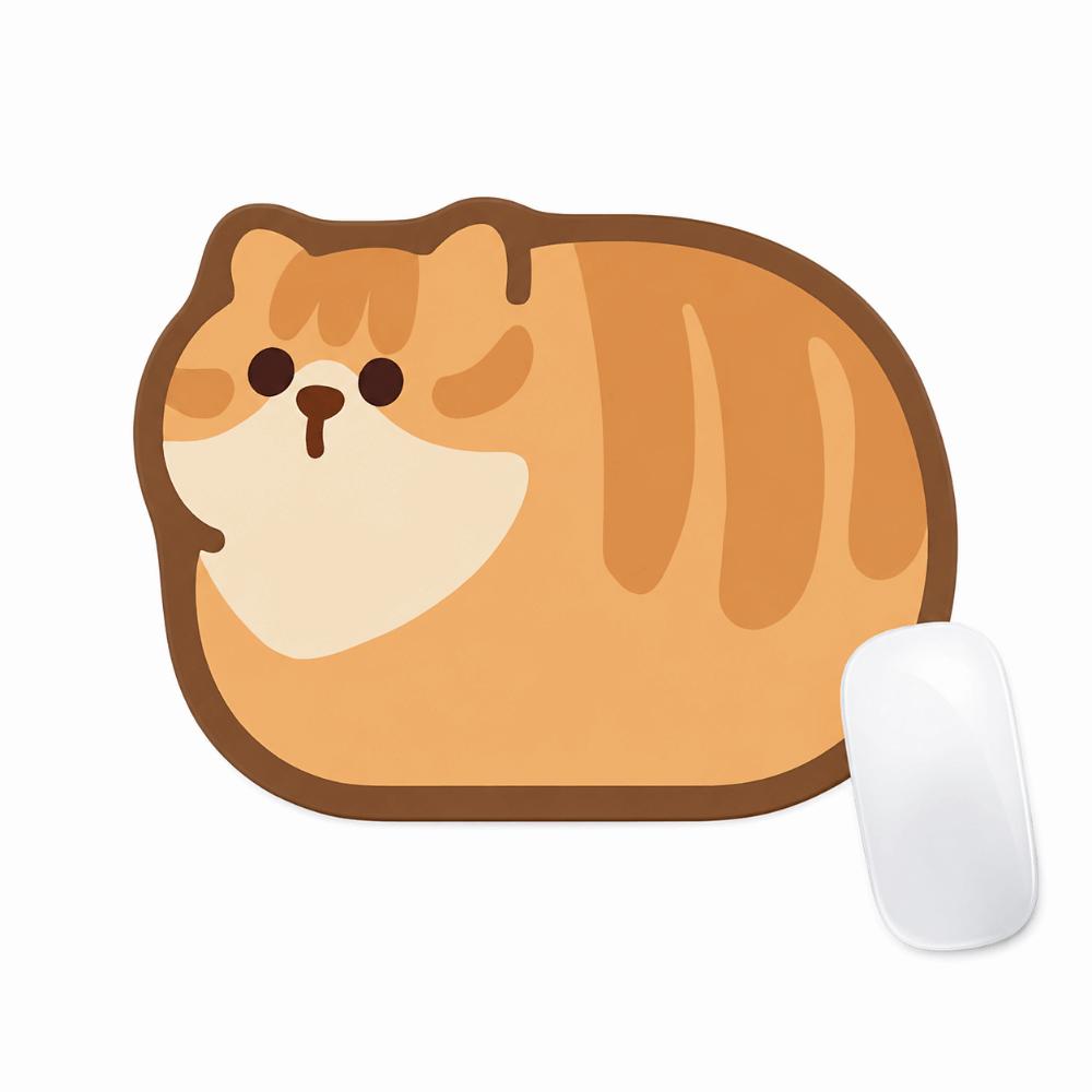 Thickened Wrist Rest Mousepad Cute Cat Computer Desk Mat Comfortable Cat Mouse Pad  Dormitory Use