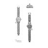 Vivienne WeStwood Vv006pSlSl Мать Женщин S Металлические Часы