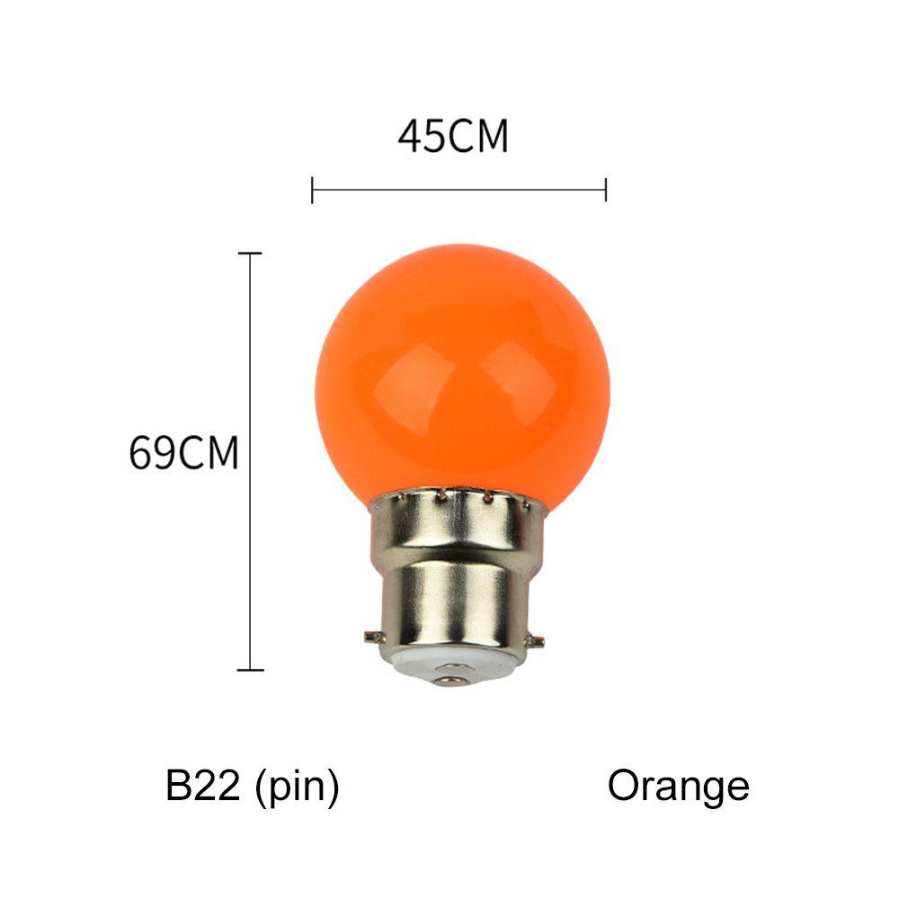 Durable Lamparas Flashlight E27 B22 G45 Lamp Colorful Light LED Bulb