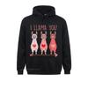 Male Fashionable Hoodies Graphic Streetwear Normal I Llama You Cute Valentines Day Alpaca Women Her Oversized Hoodie Sportswears