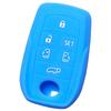 [IKT] Silicone Cover for Toyota Cars Smart Key Light Blue / Alphard / Vellfire