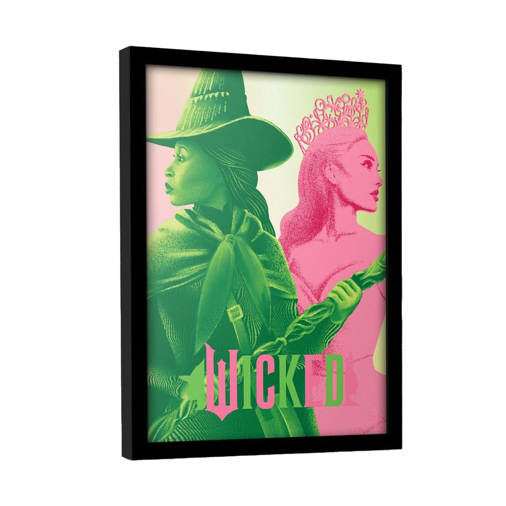 Wicked Elphaba and Glinda Framed Poster