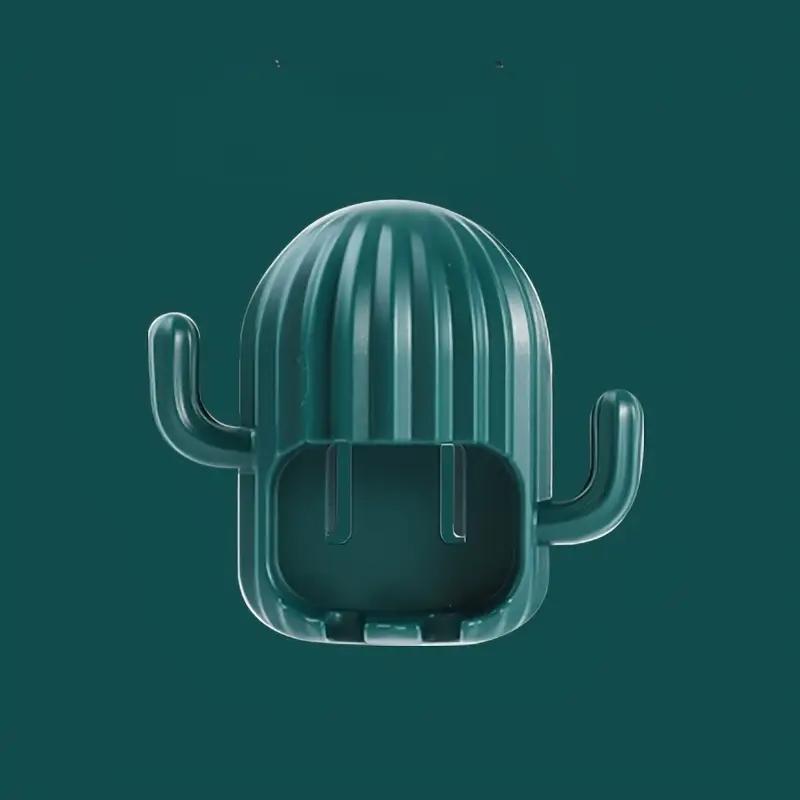 Подставка для зубных щеток Cactus, настенная, для ванной комнаты, самоклеящаяся, многофункциональная, для электрической зубной щетки, аксессуары для ванной комнаты