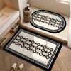 Коврик для ванной комнаты, нескользящий, впитывающий, для туалета, прочная дверь, для ванной комнаты, диатомовая грязь, быстросохнущий коврик, ковер для ванной комнаты