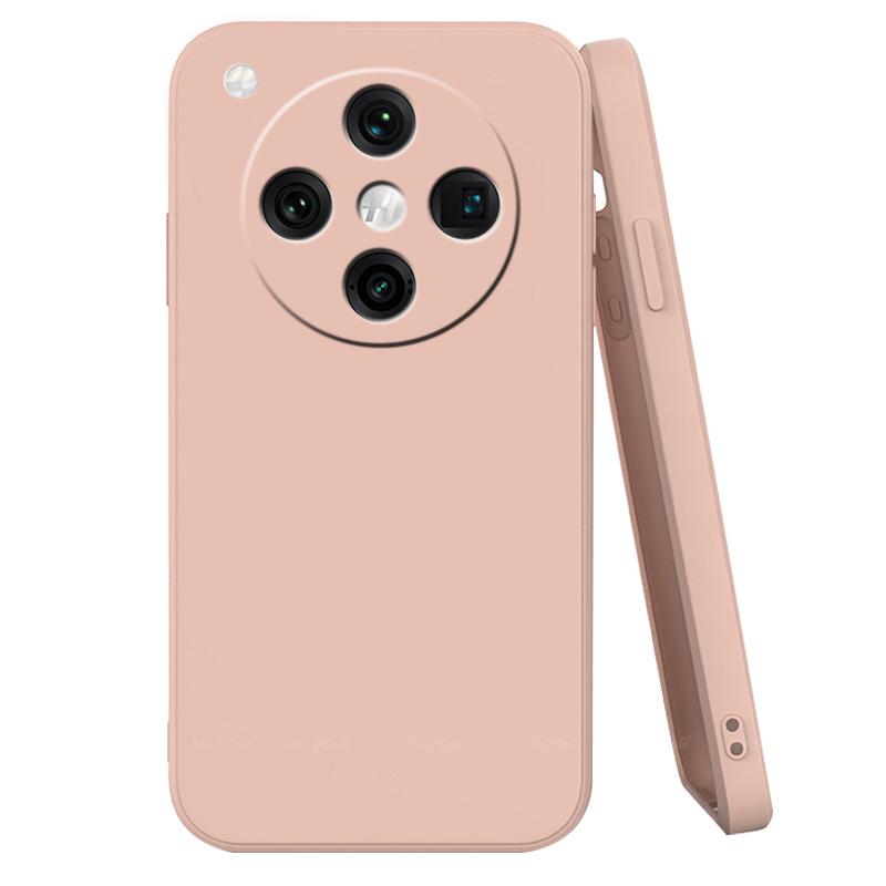 Для OPPO Find X8 Pro Чехол OPPO Find X8 Pro Capas Жидкий силиконовый бампер противоударный задний TPU Мягкие чехлы OPPO Find X8 Pro