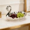 Zinc Alloy Candy Serving Tray Peacock Shape Decorative  Dish Antique Serving Tray Dish  Wedding