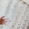 Ruffles Lace Fabric Beaded 11cm Wide White Luolita Dress Cosplay Handicraft Garments Diy Supply Home Deocr Sewing Ribbons 1yard