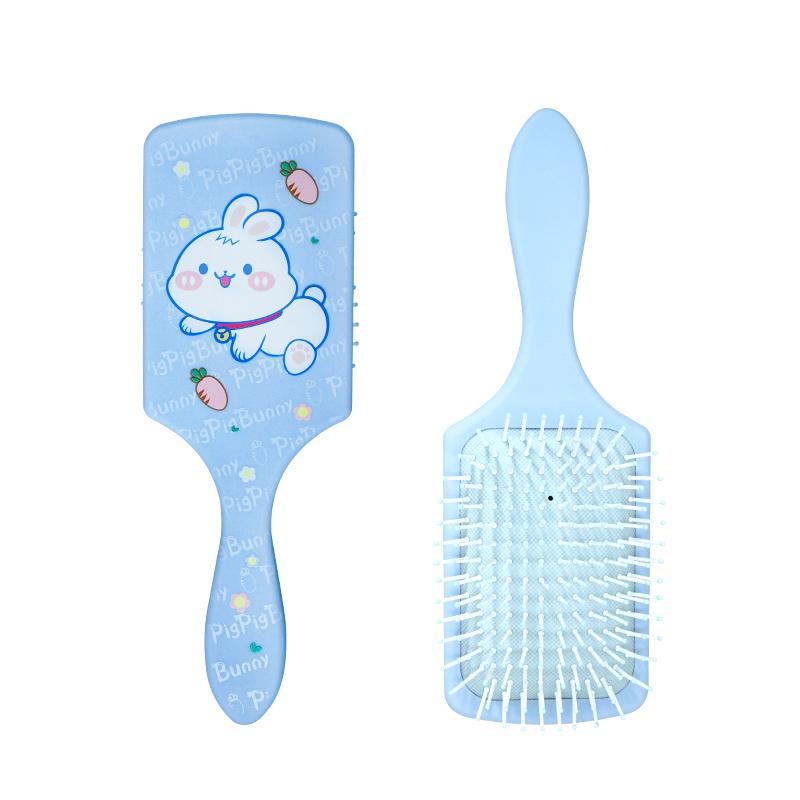 Cute Portable Air Cushion Massage Combs Hairbrush Cartoon Children Comb Foldable Hair Brush Anti-static Hairdressing Tool Kids
