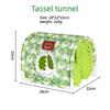 Summer Ventilated Cool Tunnel Bottomless Small Animal Cage Hamster Shelter  For Rabbit Dutch Pig