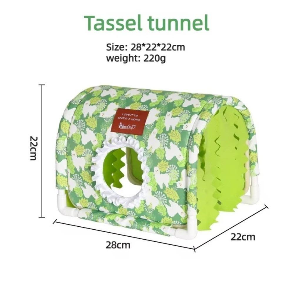 Summer Ventilated Cool Tunnel Bottomless Small Animal Cage Hamster Shelter For Rabbit Dutch Pig