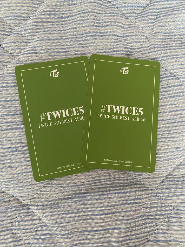 [USED] TWICE 5 trading cards Momo Mina