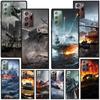 Чехол «Танки-истребитель» «Военный корабль» для Samsung Galaxy Note 20 Ultra 10 Lite 9 8 A53 A52 A12 S22 S21 FE S20 Plus, черный чехол из ТПУ для телефона