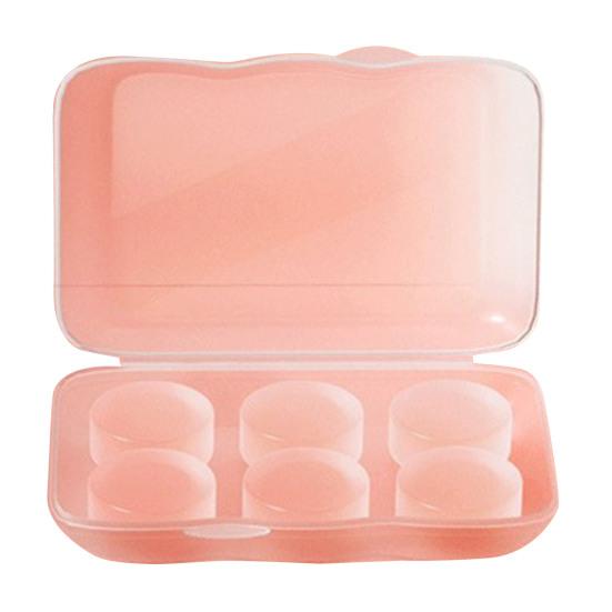 6 шт. силиконовые беруши шумоподавление моющиеся водонепроницаемые мягкие многоразовые средства защиты органов слуха концерты работа учеба сон бесшумные беруши