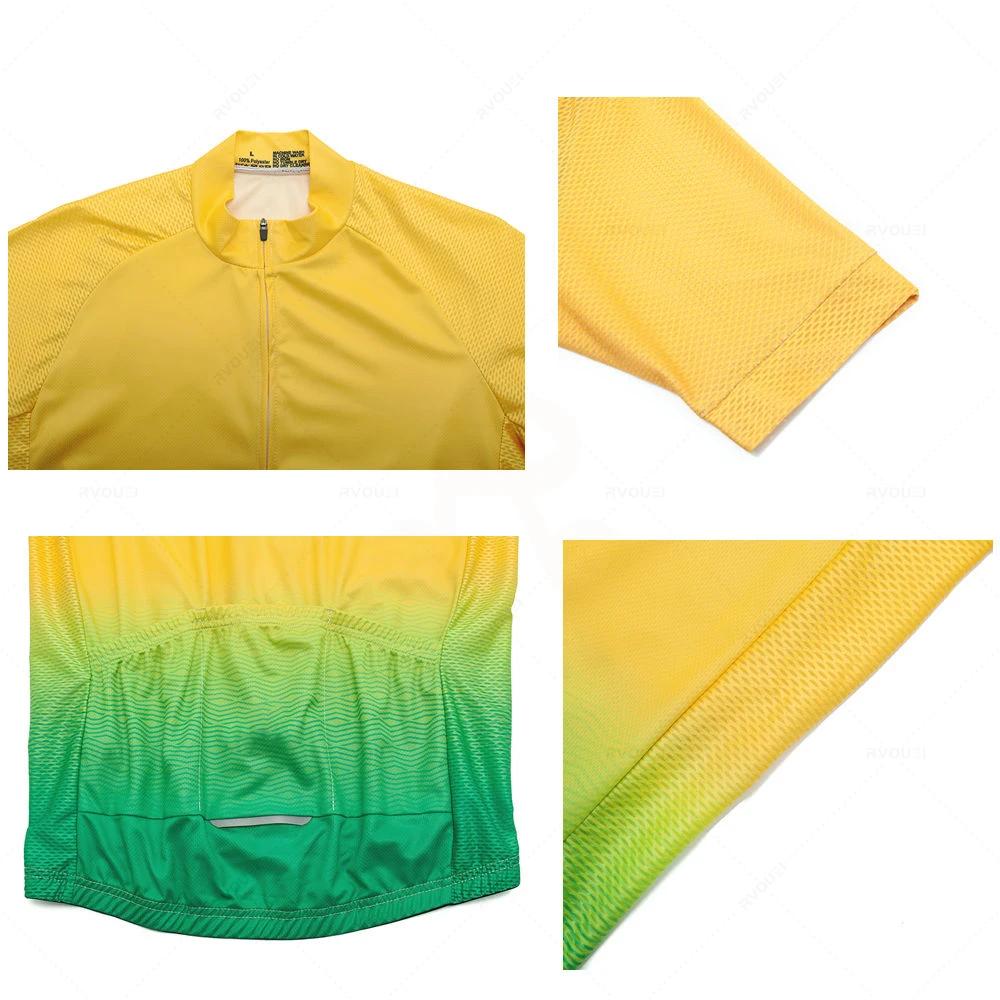 2025 RCN Team Cycling Jersey Set Summer Breathable Road Bicycle Suit Riding Uniform Bike MTB Clothing New Sports Cycling Kits