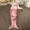 Одежда для кошек Русалка Забавный костюм Питомца котенка Маппет Хвост рыбы Декорация Забавный наряд для фото