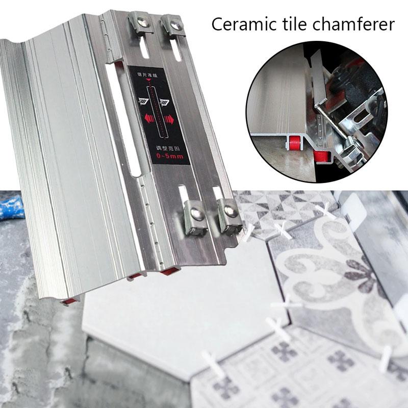 1 шт. 45-градусный угловой инструмент для резки плитки, машина для снятия фаски с плитки, керамическая рамка для снятия фаски с плитки из алюминиевого сплава, ручные инструменты