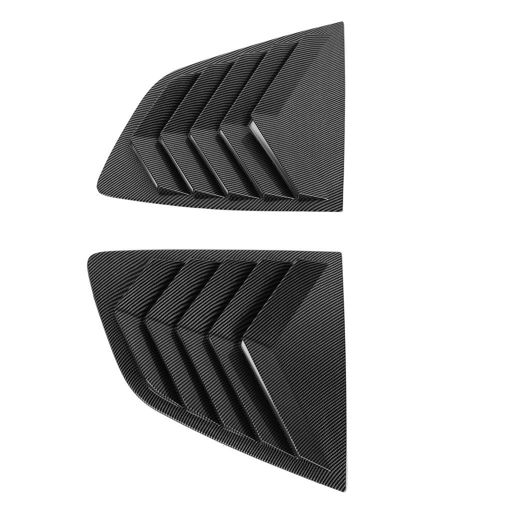 2Pcs Rear Side Window Louver Cover Fade Proof Sporty Look Rear Window   Vent Scoop Shutter Cover Blind for X3  3 G01 2018 and Later