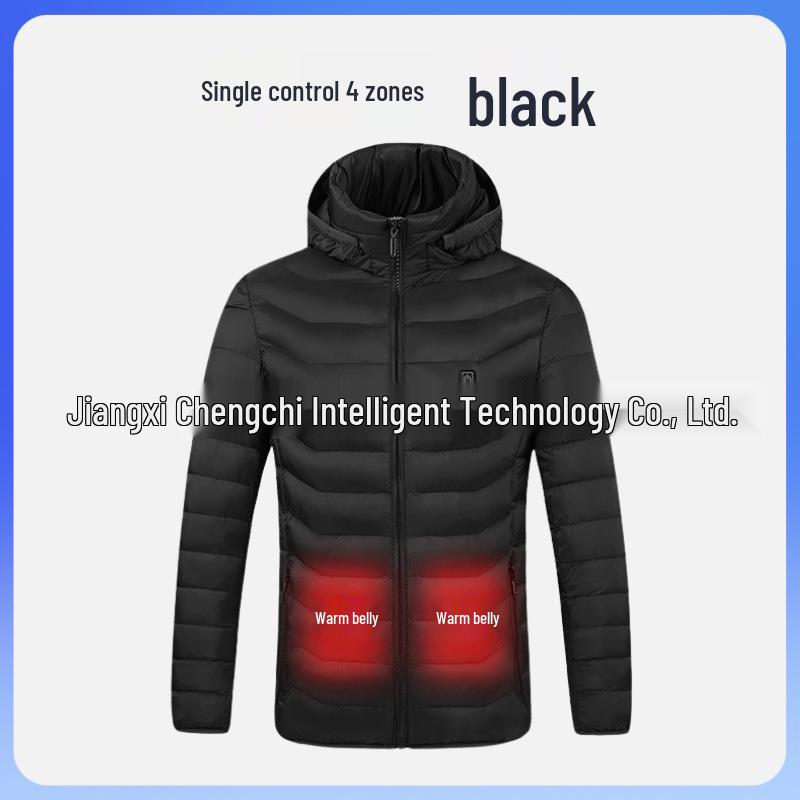 Хлопковая куртка с USB-подогревом и регулируемой температурой