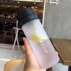 600Ml Large Capacity Sports Fruit Lemon Juice Drinking Bottle Infuser Clear
