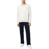 Мужская толстовка с круглым вырезом и вышитым логотипом Polo Ralph Lauren, серо-белая 710675313-020