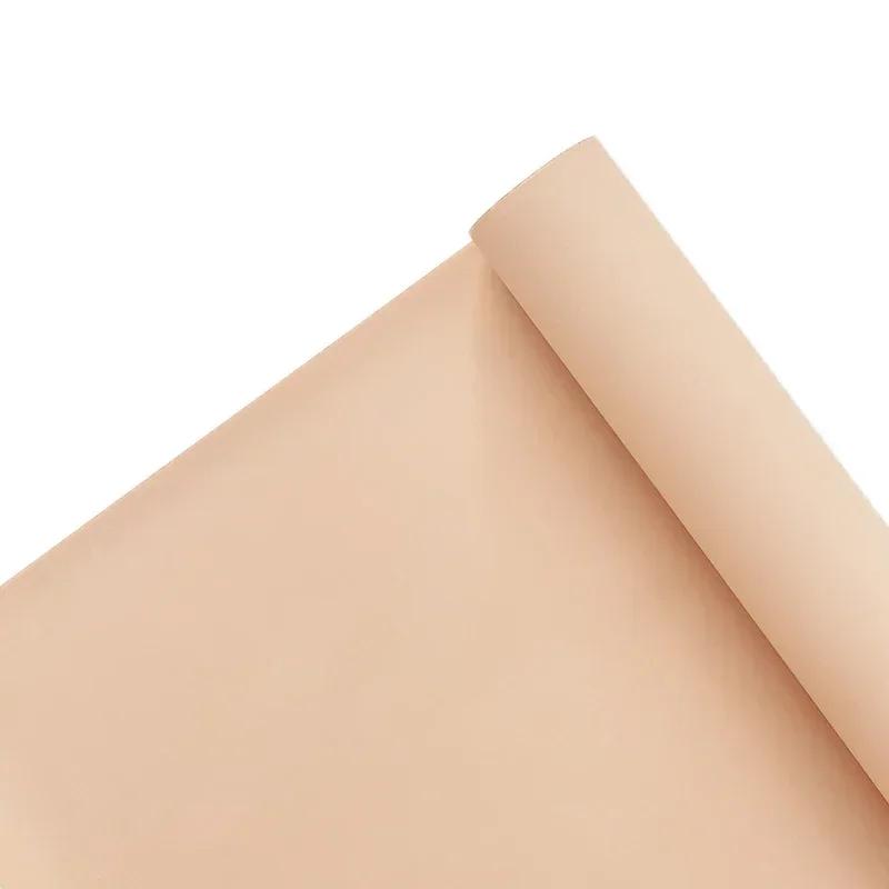 58смX11ярдов Однотонный Фарфоровый Матовый Цветочный Бумага Букет Цветов Однотонный Цветочный Лист Цветочный Материал Водонепроницаемая Упаковочная Пленка