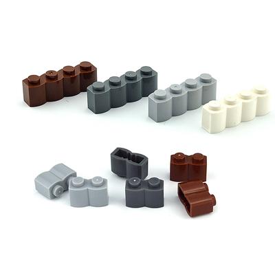 Нетоксичные DIY Строительные Блоки Фигурки Волна Кирпичи 1x2 Точки Образовательные Креативные Пластиковые Игрушки Для Детей Совместимые С 30136