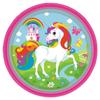 9 Inch Unicorn Plates (Pack of 8)