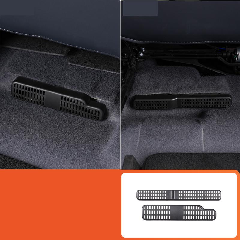 Для BYD Leopard 5 Denza B5 2025 2026 Автомобильный воздуховод под сиденьем Защитная крышка от пыли для вентиляционного отверстия кондиционера Автоаксессуары