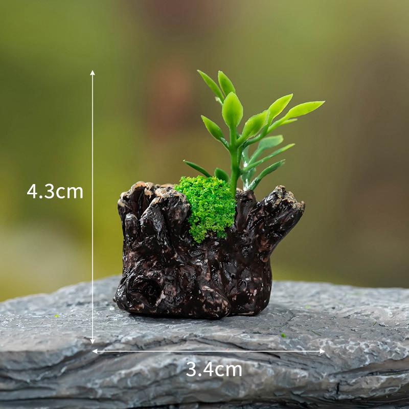 Кукольный домик Мини Имитация Зеленого Растения Модель Кукольный Домик Сделай Сам Домашний Сад Декор Сцены На Открытом Воздухе