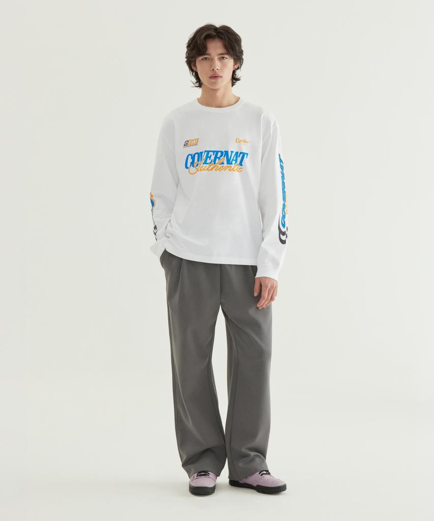 COVERNAT Racing Club Graphic Long Sleeve White
