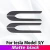Передний бампер автомобиля, полоса для предотвращения столкновений, передний угловой защитный чехол, декоративные аксессуары для Tesla 2022 Model 3 Model