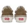 Vans Sk8 Reconstruct Round Toe Lace-Up Comfortable Durable Lightweight Low-Top Skate Shoes Unisex Sneaker Brown VN0009QSBS8