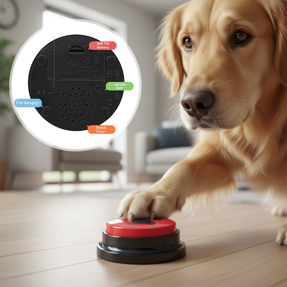 Dog Cat Communication Buttons Voice Training Buzzer Interactive Pet Dog Buttons Talk Training for Communication