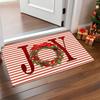 Christmas Door Mat Red Santa Claus Outdoor and Indoor Gingerbread Man Carpet  New Year  Merry Christmas Home Decor Foot Mat