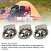 30pcs Alloy Material Spring End Toggles Heavy Duty Drawstring Fasteners  For Drawstrings