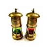 Морской набор из 2 старинных латунных ламп Minor Vintage Ship Boat Light Lantern Decor