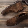 Genuine Leather Men Desert Boots Retro Suede Leather Men Ankle Boots