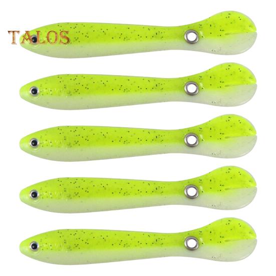 1/5 шт 10 см/6 г мягкая приманка вьюн силиконовая бионическая вьюн с отверстием искусственная рыболовная приманка для соленой воды пресноводного окуня судака форели змееголовой рыбалки