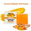 Popular Cross-Border Turmeric & Kojic Acid Handmade Essential Oil Soap