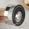 5Pcs/Set Stainless Steel Cookie Cutters with Handle Mousse Cake Baking Mold (BPA Free, No FDA)