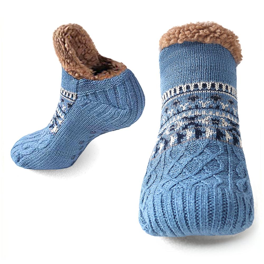 Thermal Women Men Slipper Socks Winter Warm Short Cotton Thickened Home Sleeping Soft Non Slip Grip Fuzzy Floor Sock Fluffy Male