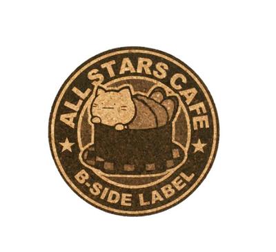 B - SIDE LABEL Серьезная кошка Морской еж Гункан и Кролик Чайная подставка для ванны НОВЫЙ