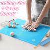Набор силиконовых роликовых подушечек для замешивания теста, силиконовый роликовый ролик для пиццы, подушечка для скалки, кухонный инструмент для выпечки