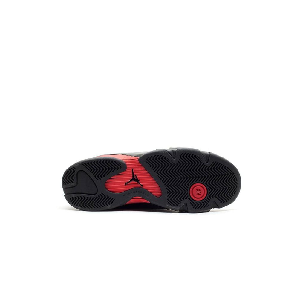 Jordan Air Jordan 14 Износостойкие Средние Детские Баскетбольные Кроссовки Черные Подростковые 312091-010