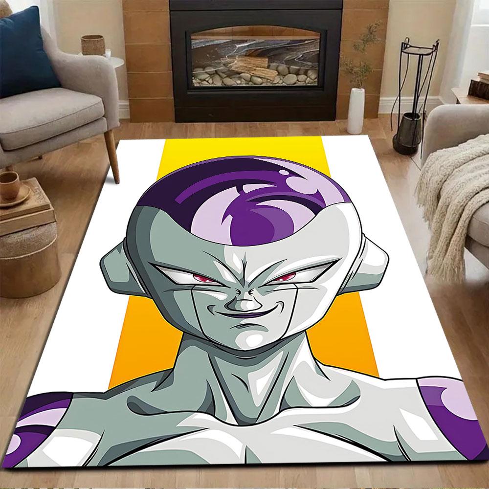 "Alien Warrior with Purple Accents" Patterned carpet, non slip mat suitable for living room and bedroom sofas