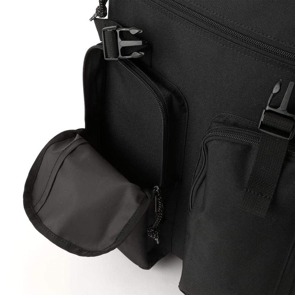 Backpack B4 size storage inch PC storage 32L flap type 1 compartment school bag school backpack Black x Purple x Sky H48 x W33 x D16cm [Adidas] 15.6