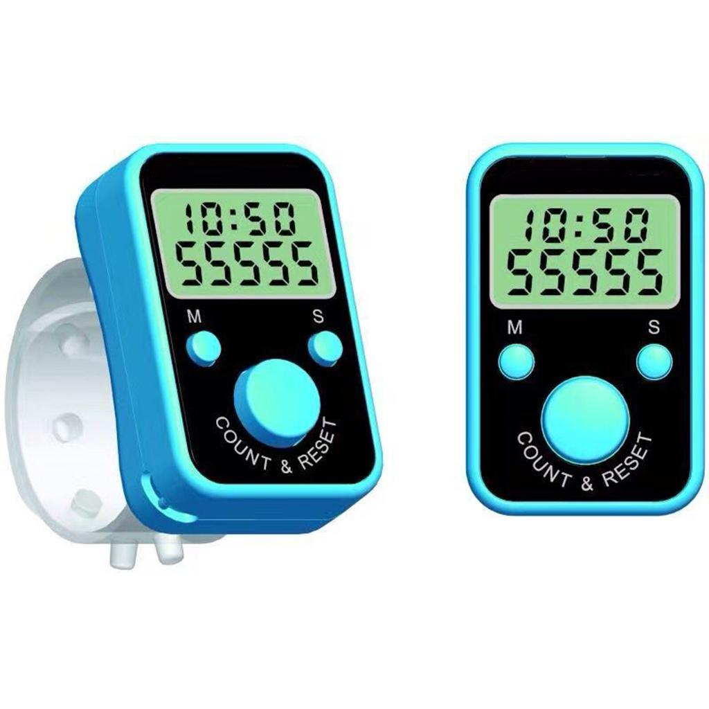 Fashion Design Mini Electronic Digital Counter Finger Ring Golf Digit Stitch