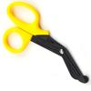 Bandage Shears Stainless Steel and PP Portable Multipurpose Scissors for Home Emergency Yellow